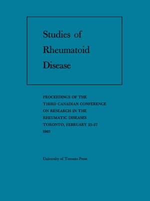 cover image of Studies of Rheumatoid Disease